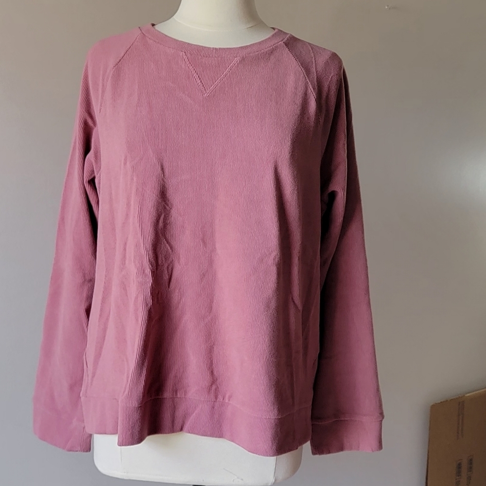 Marc New York Dusty Rose Long Sleeve Top